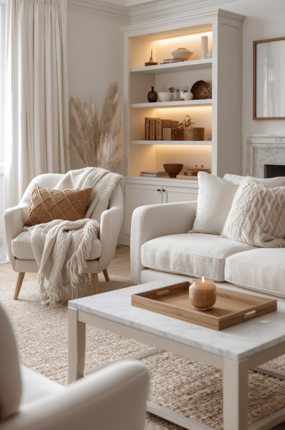 winter white interior decor ideas