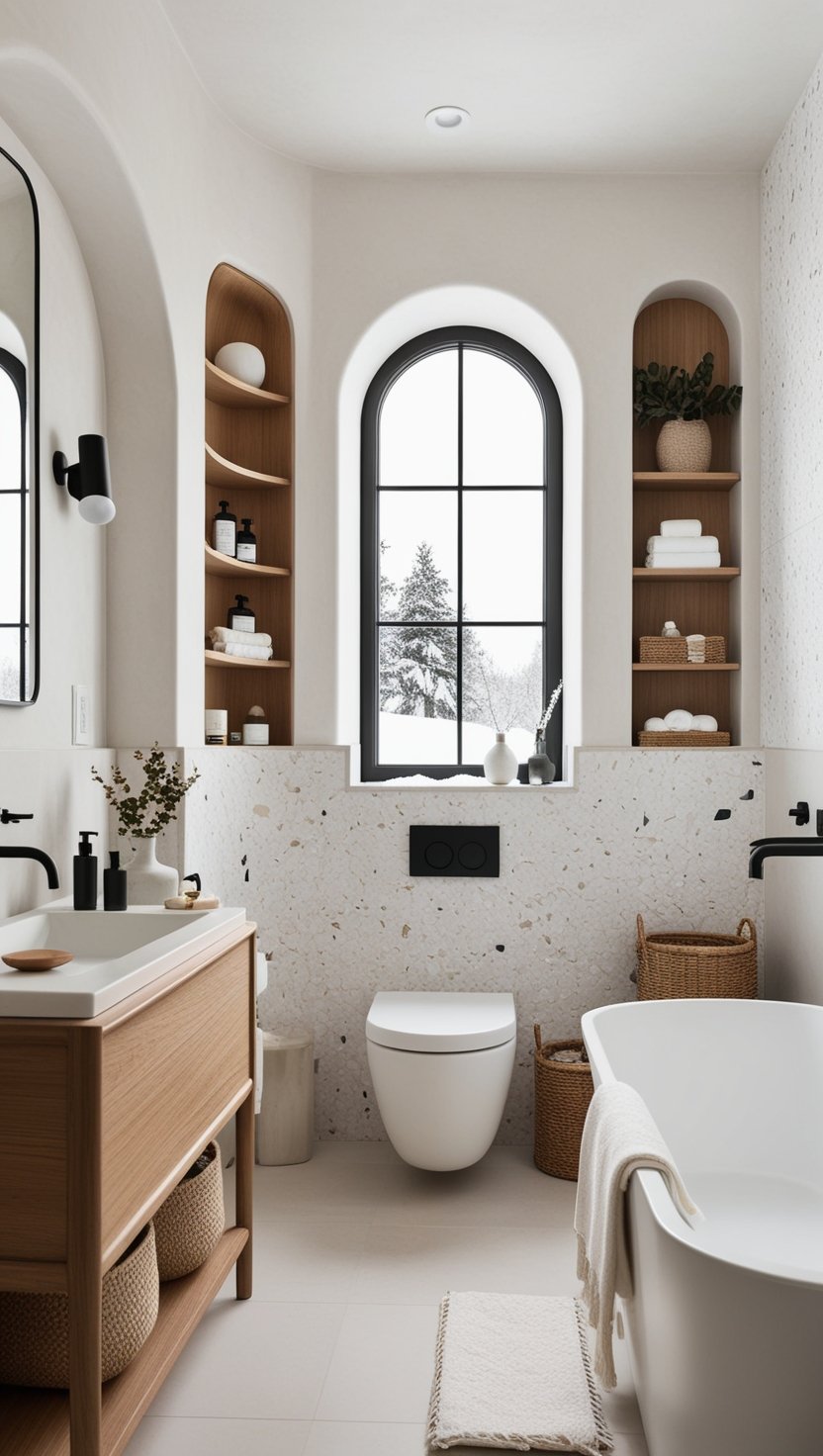winter bathroom decor ideas