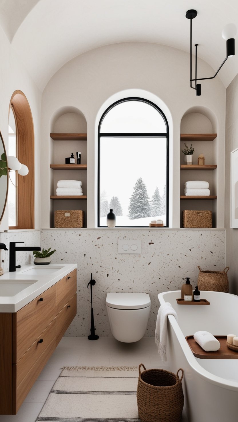 winter bathroom decor ideas