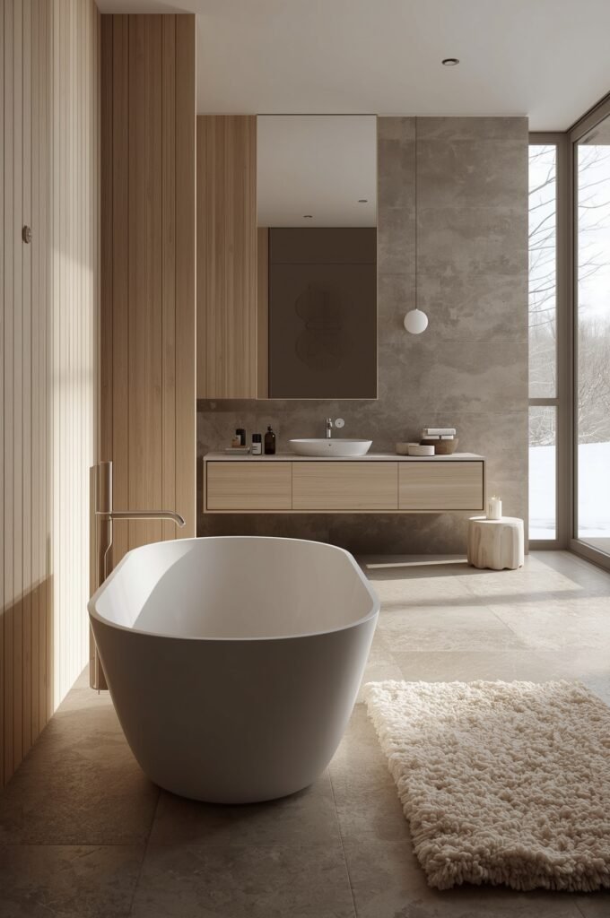 warm & cozy winter bathroom decor ideas
