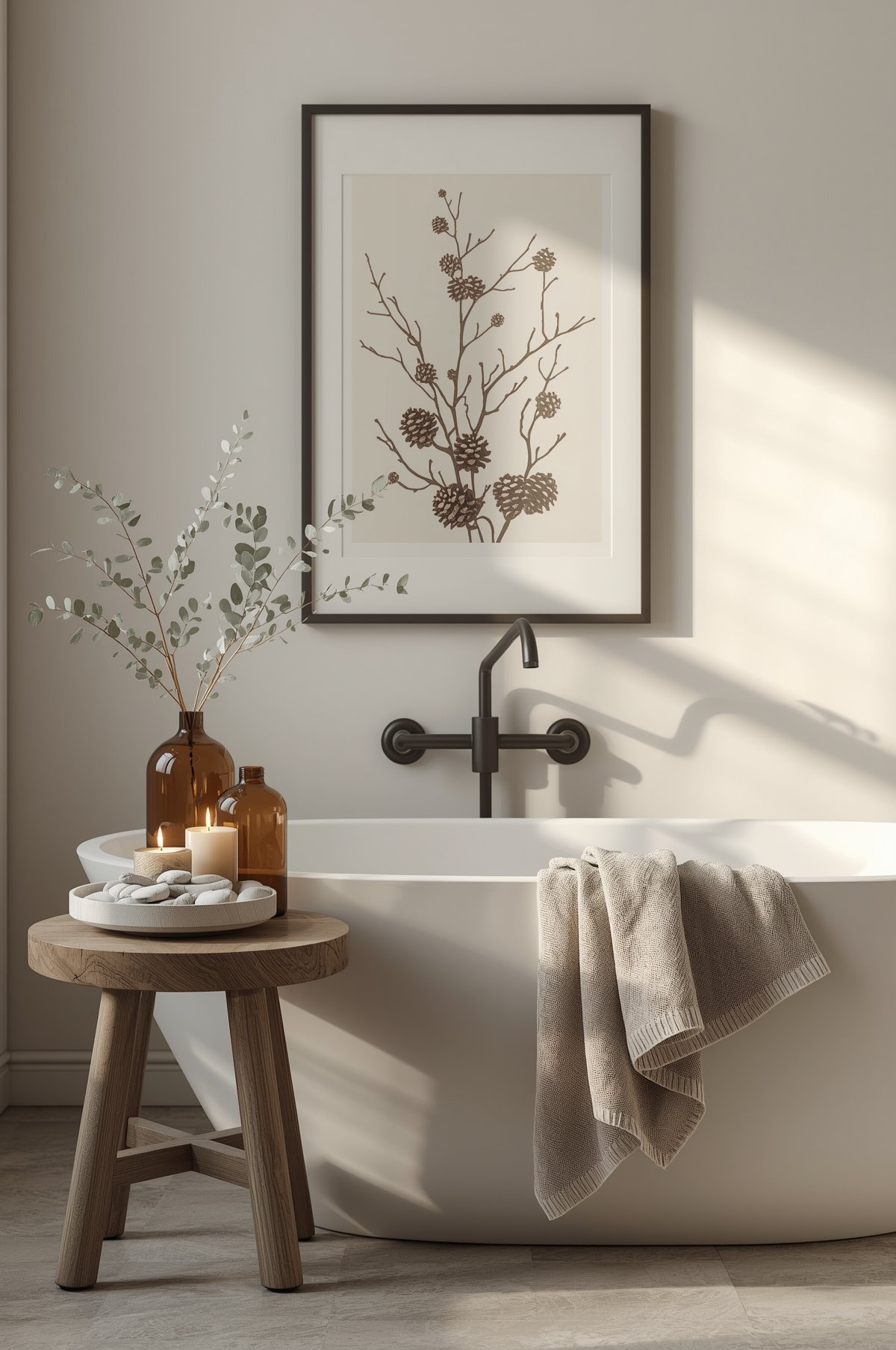 warm & cozy winter bathroom decor ideas