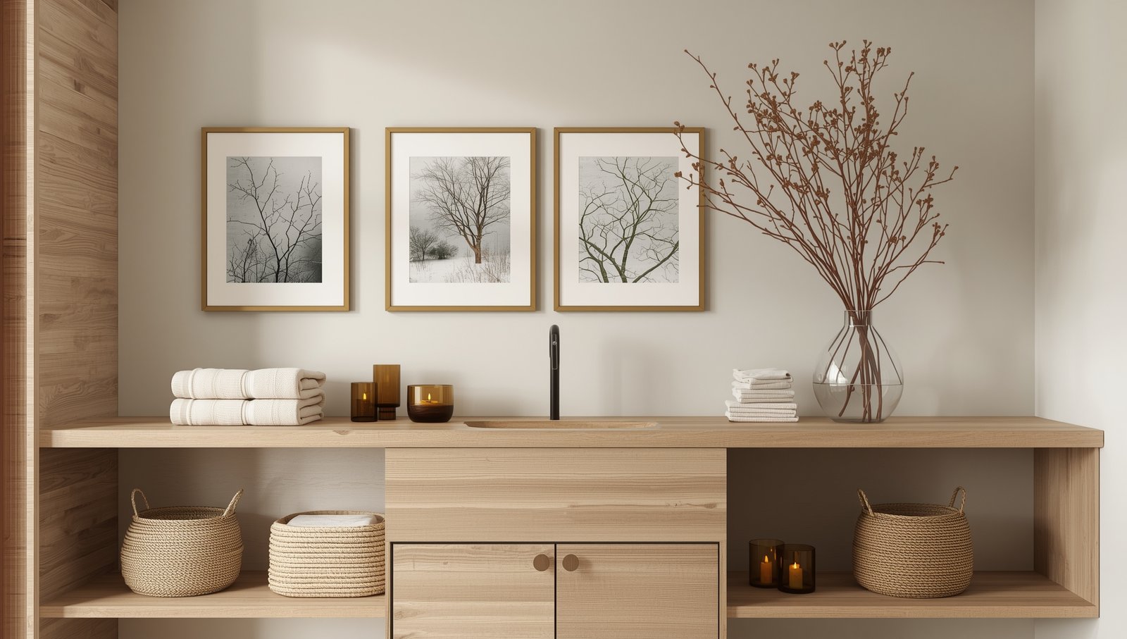 warm & cozy winter bathroom decor ideas