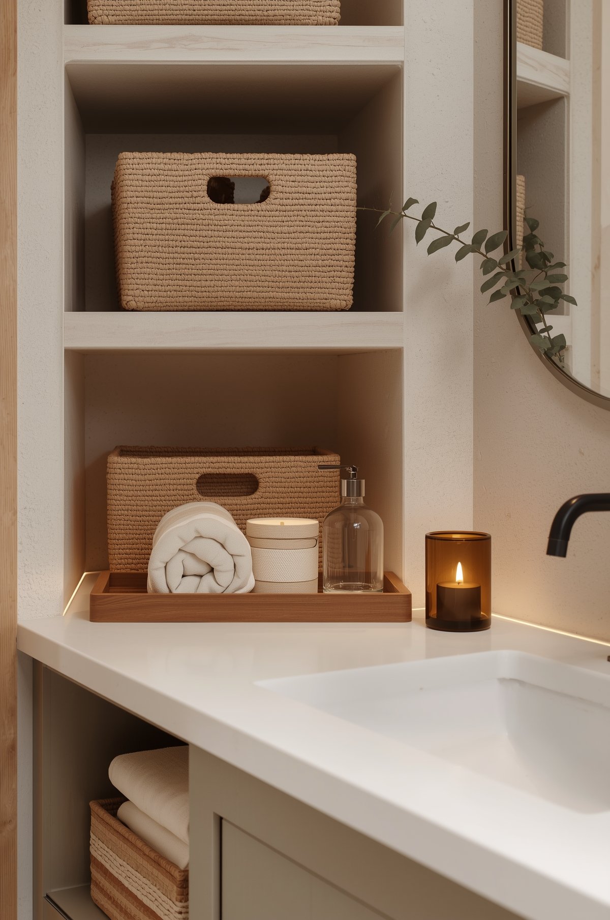 warm & cozy winter bathroom decor ideas