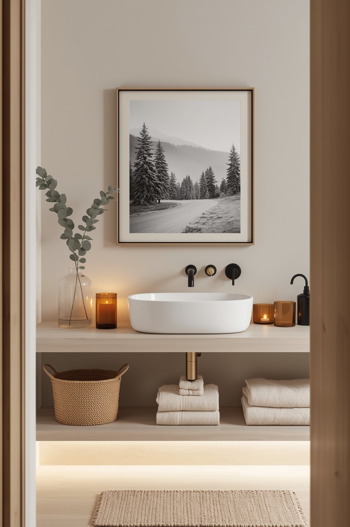 warm & cozy winter bathroom decor ideas