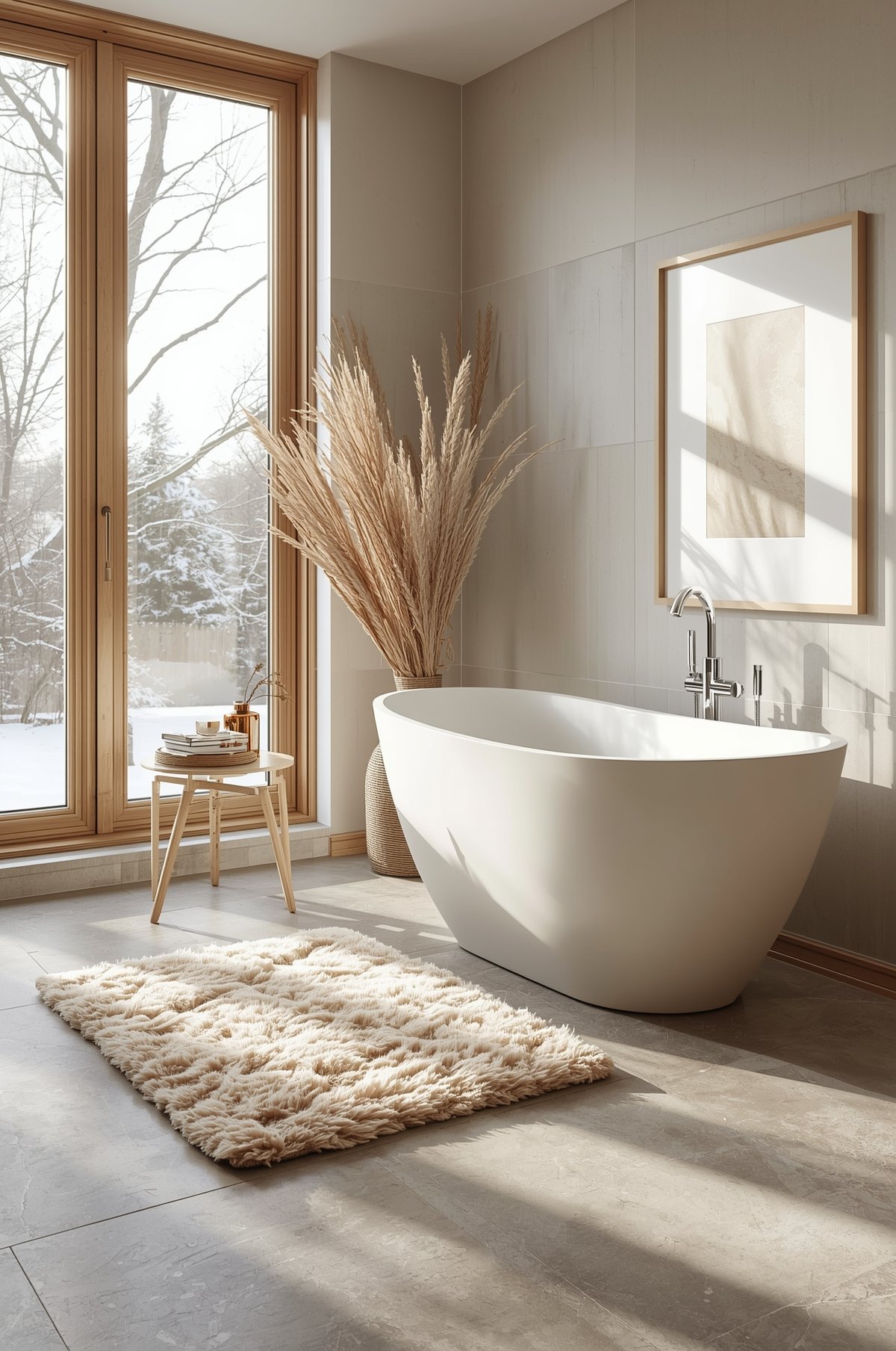 warm & cozy winter bathroom decor ideas
