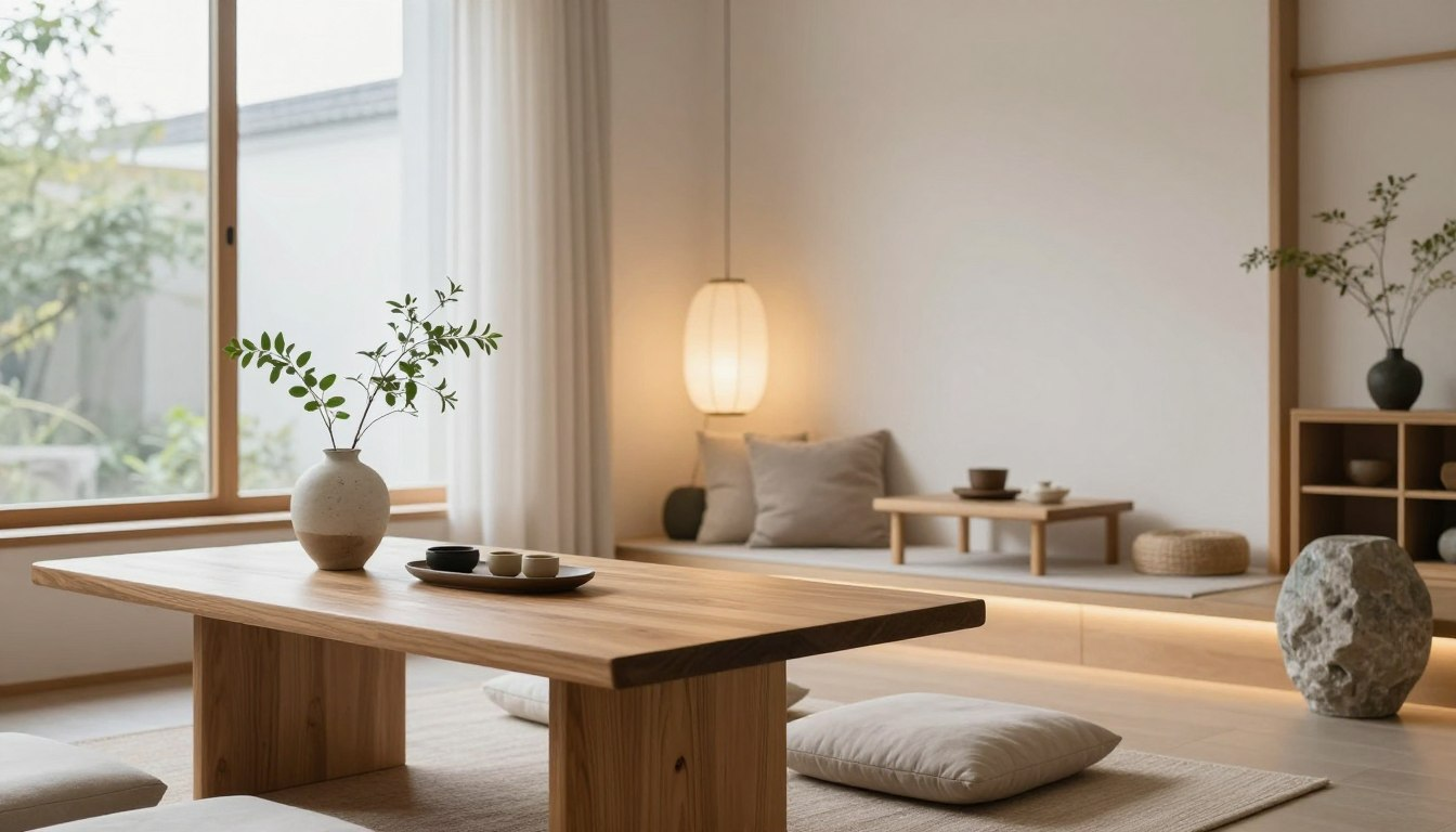 What is Japandi Style? : serene Wabi Sabi Meets cozy Hygge in interior Design by Dwell Studio 24