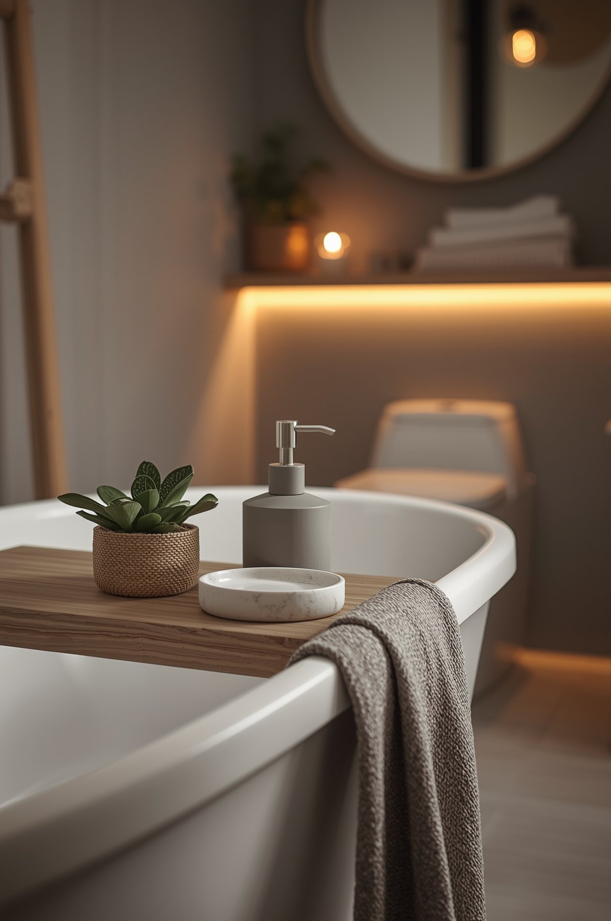 japandi decor ideas fall winter bathroom refresh