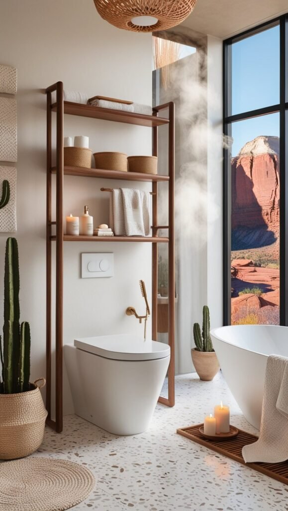 japandi decor ideas fall winter bathroom refresh