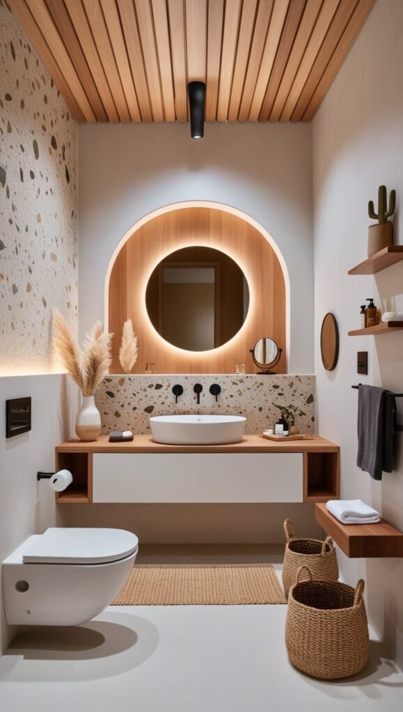 japandi decor ideas fall winter bathroom refresh
