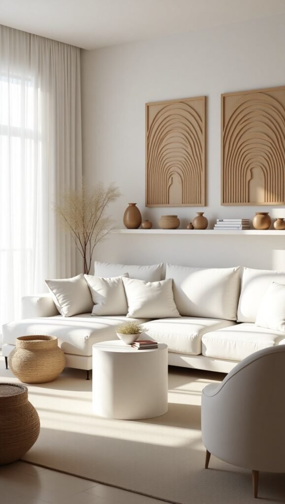 winter white interior decor ideas