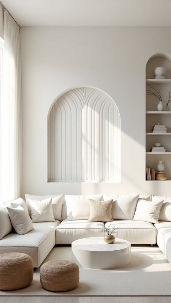 winter white interior decor ideas