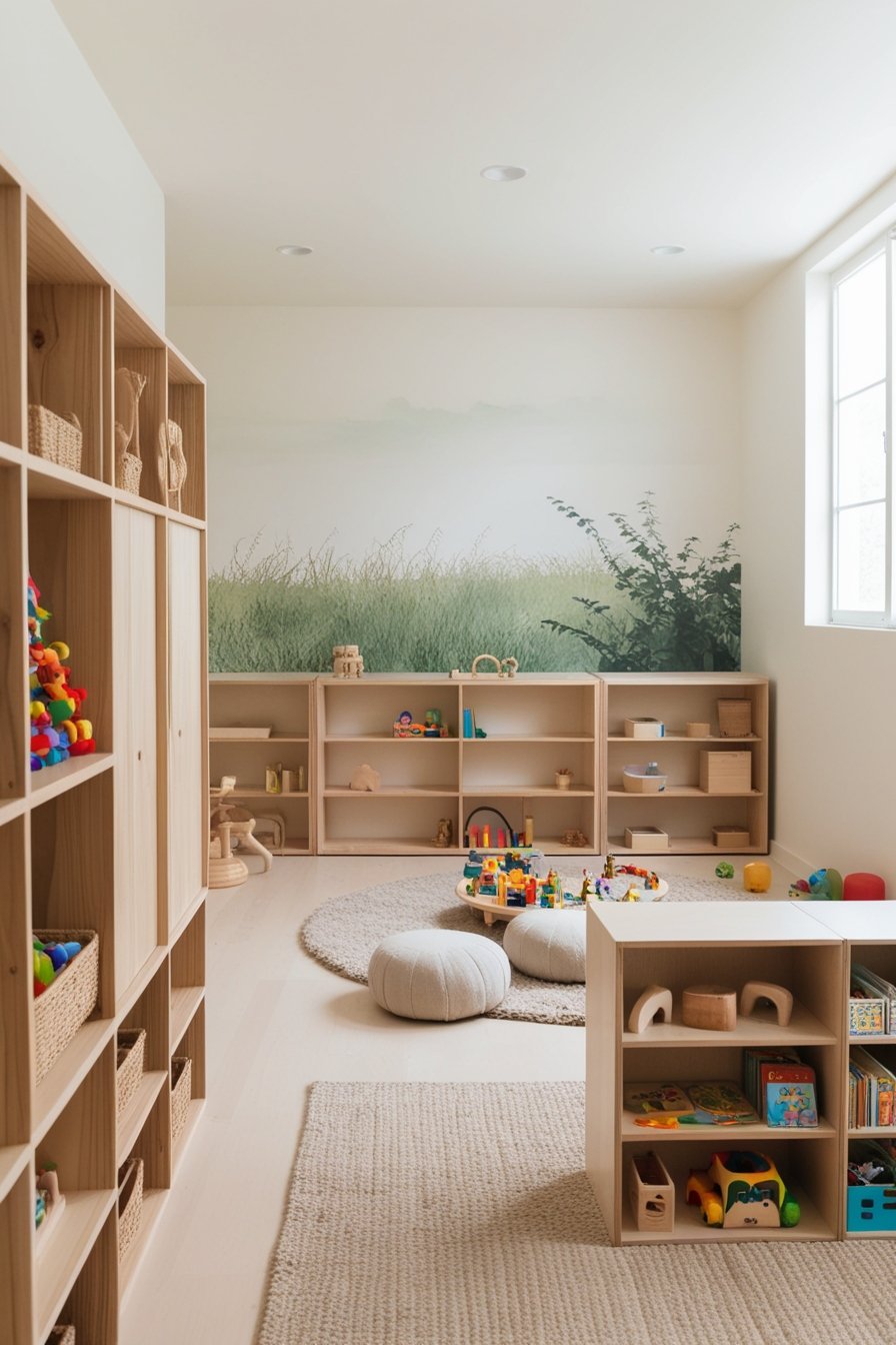 Childrens Playroom Storage and Organization system Ideas for Happy Kids