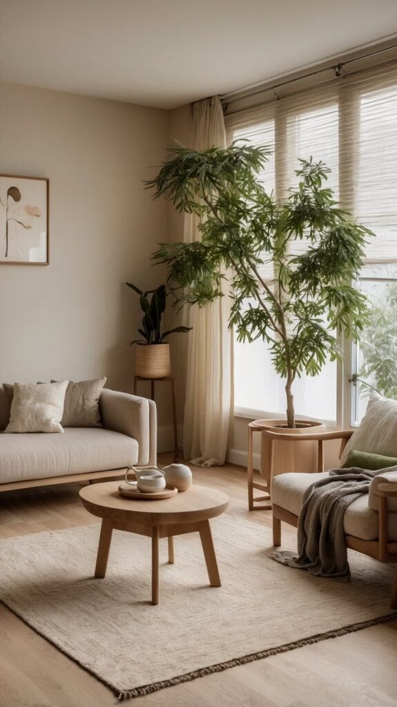 spring living room decor