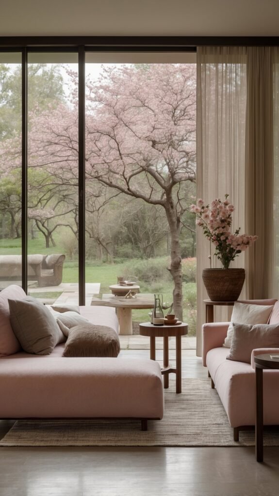 japandi spring home decor ideas