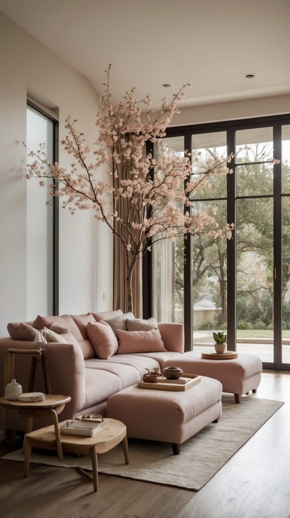 japandi spring home decor ideas