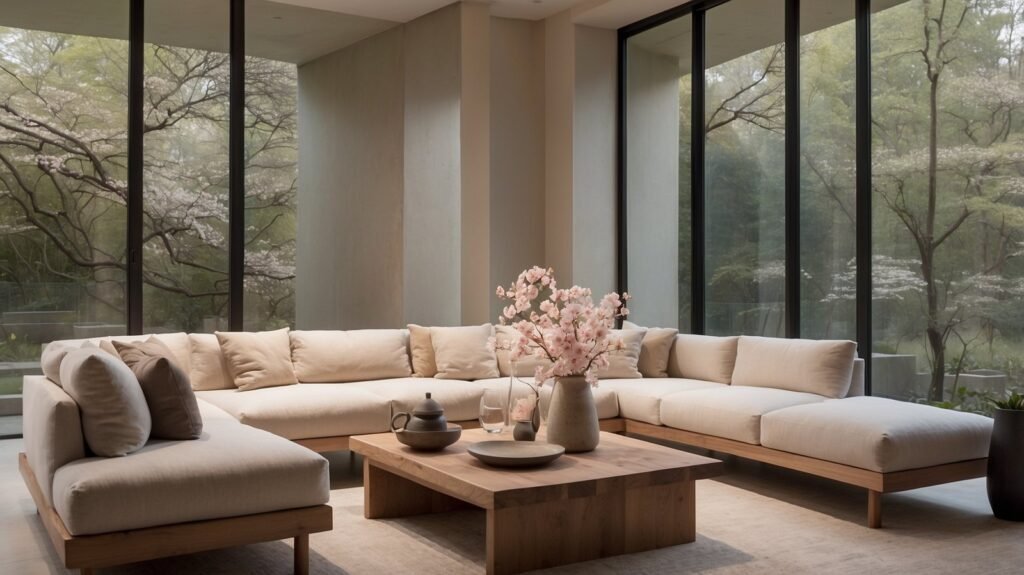 japandi spring home decor ideas