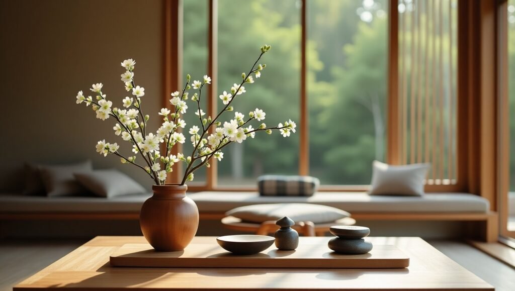 japandi spring home decor ideas