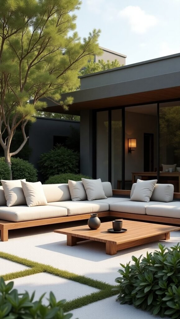outdoor living space