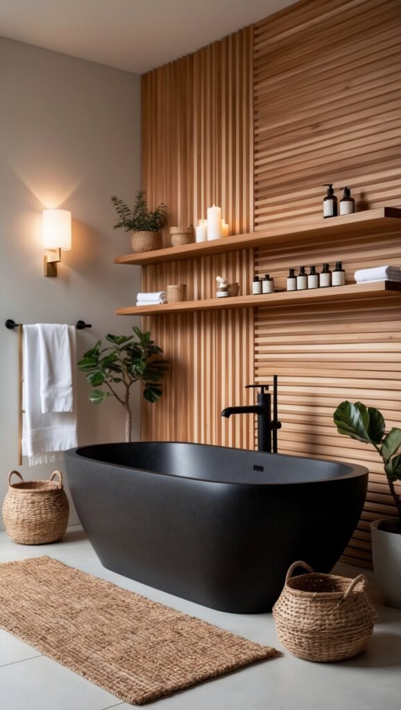 bathroom trend 2025 spa style