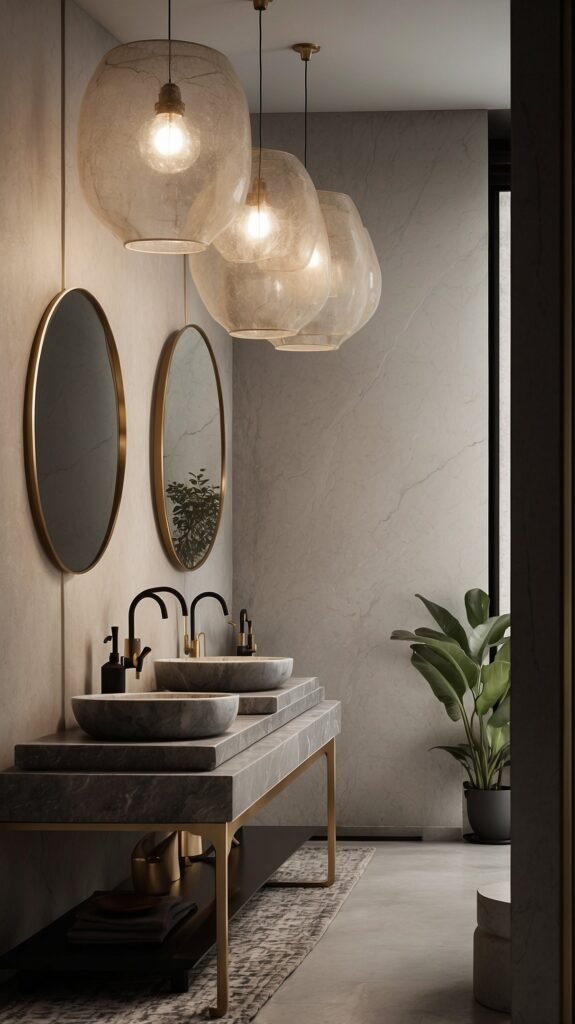 bathroom trend 2025 luxurious hotel style bathroom
