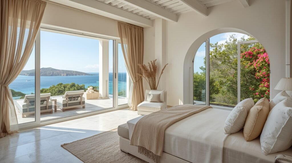 villa interior design, luxury home decor, vacation