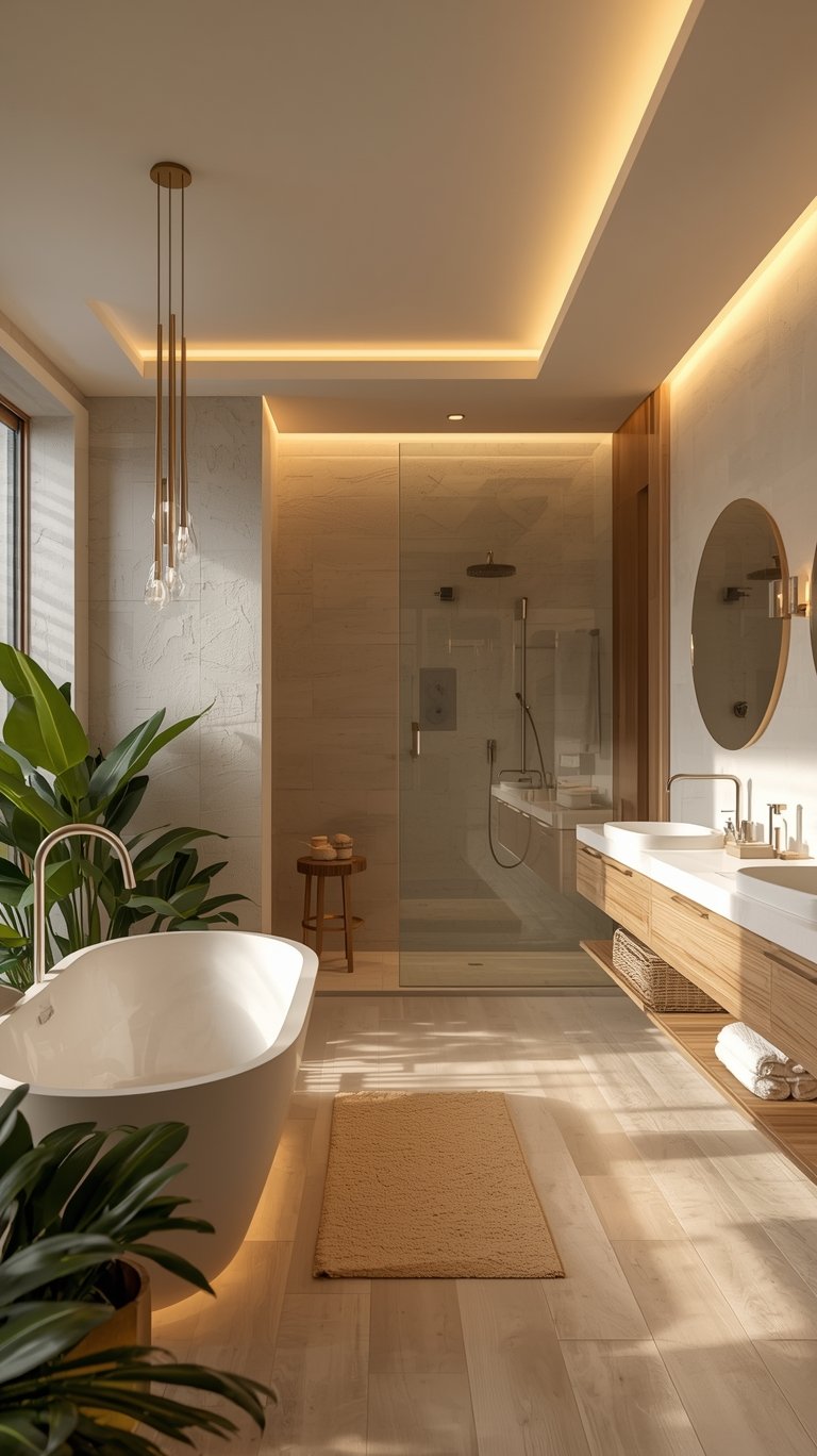 bathroom trend 2025 spa style