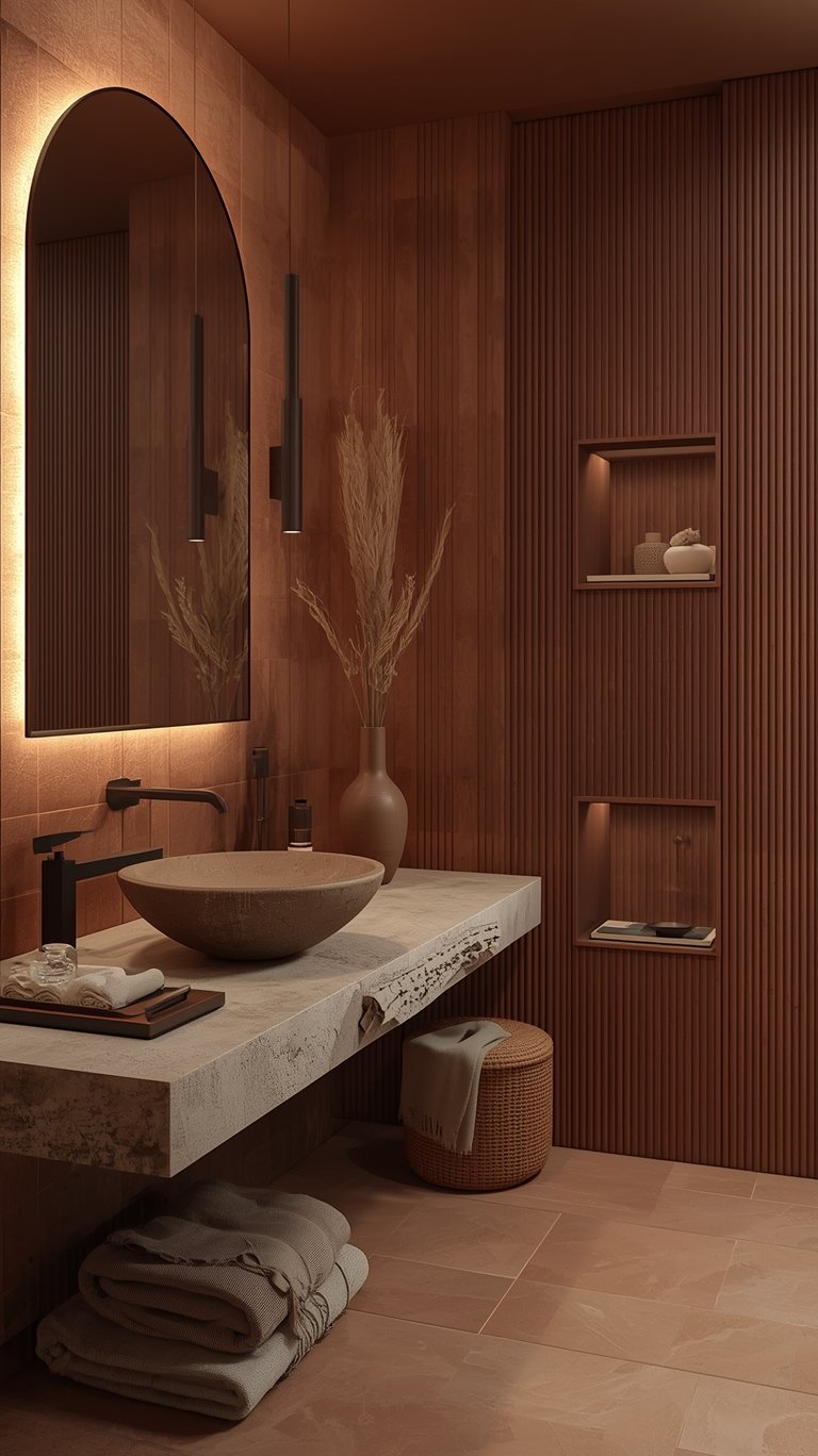 bathroom trend color drenching