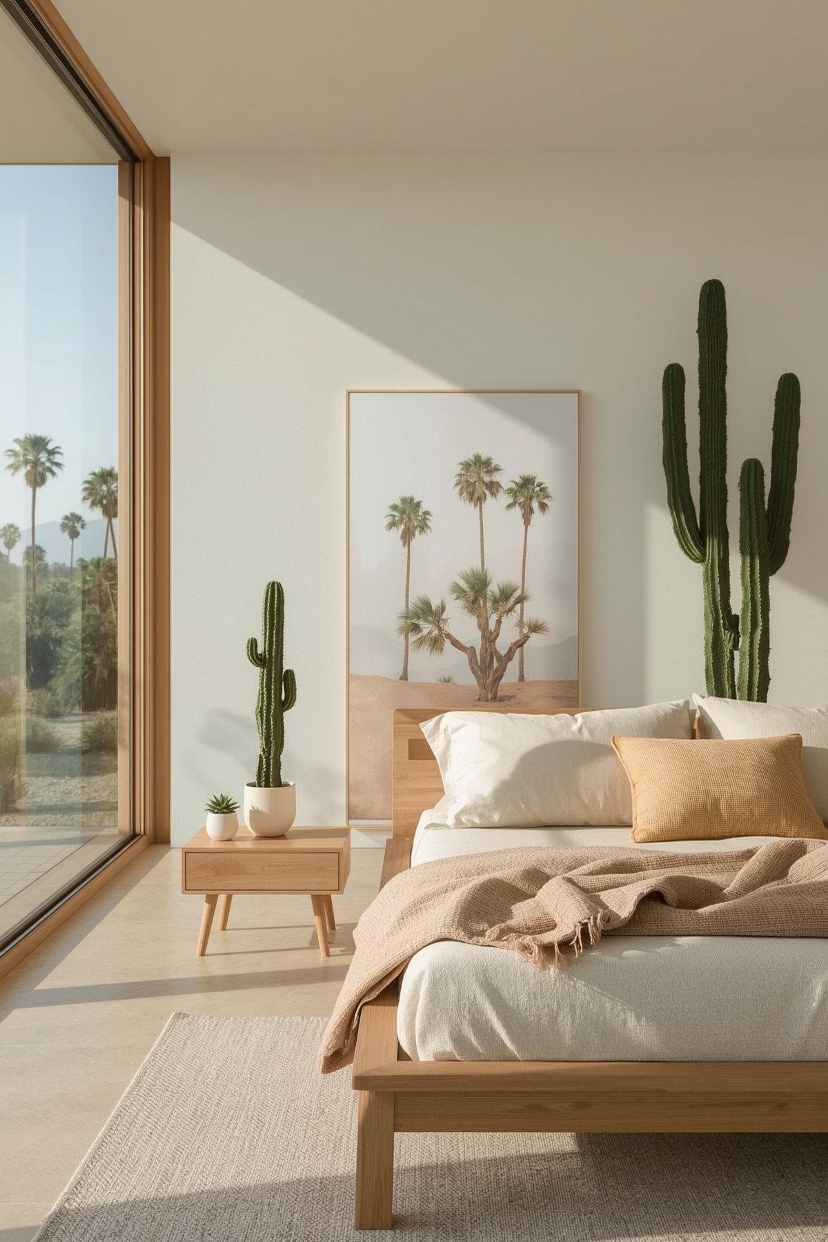 japandi boho interior design idea