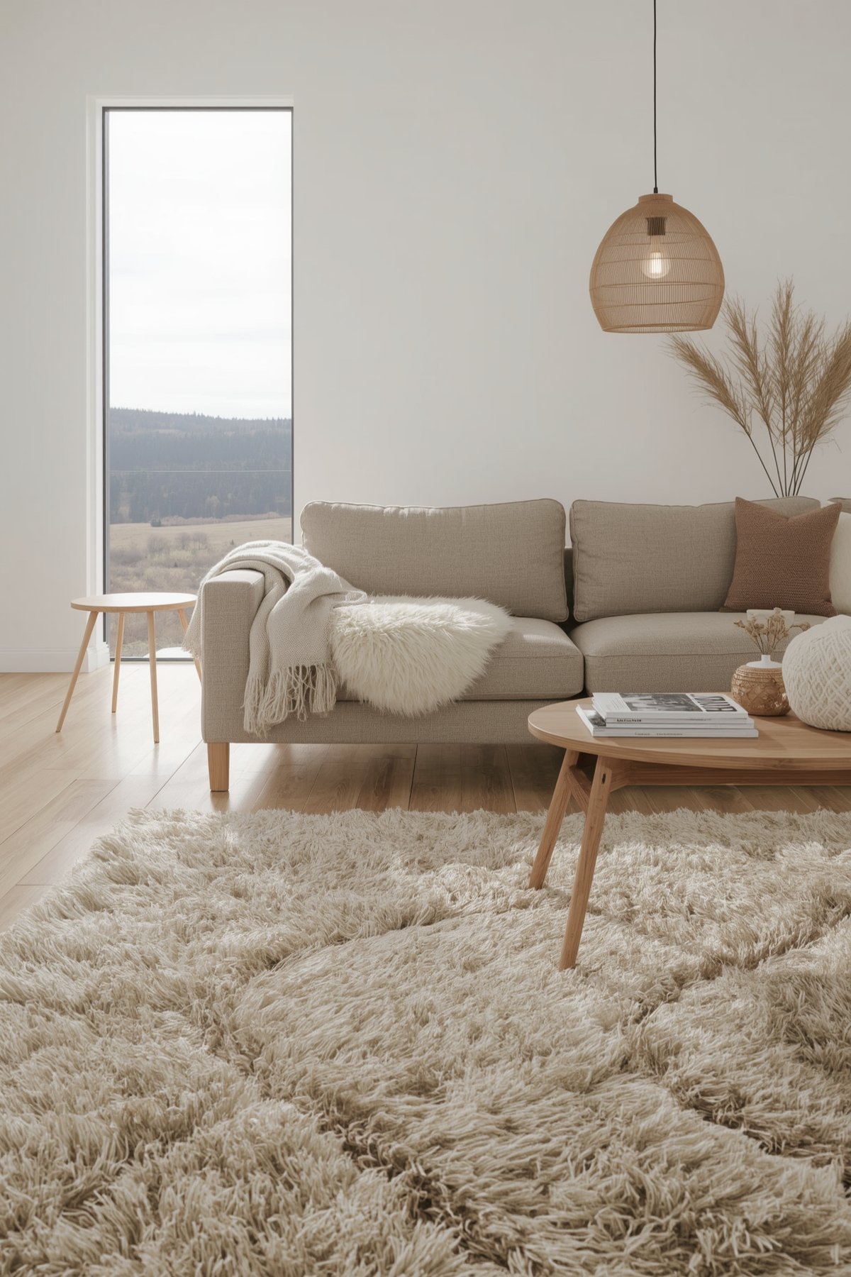 japandi boho interior design idea