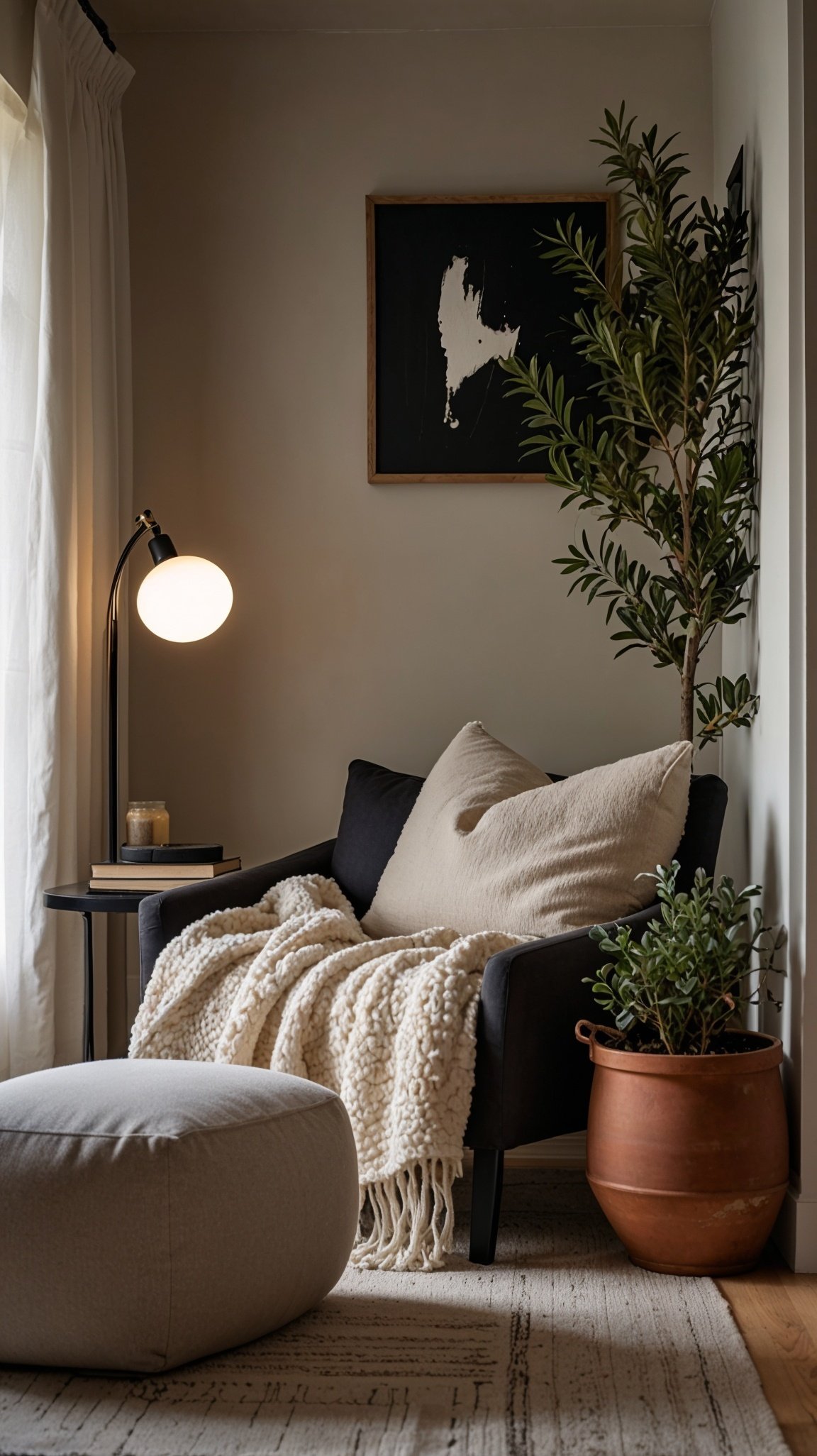 japandi ambient light