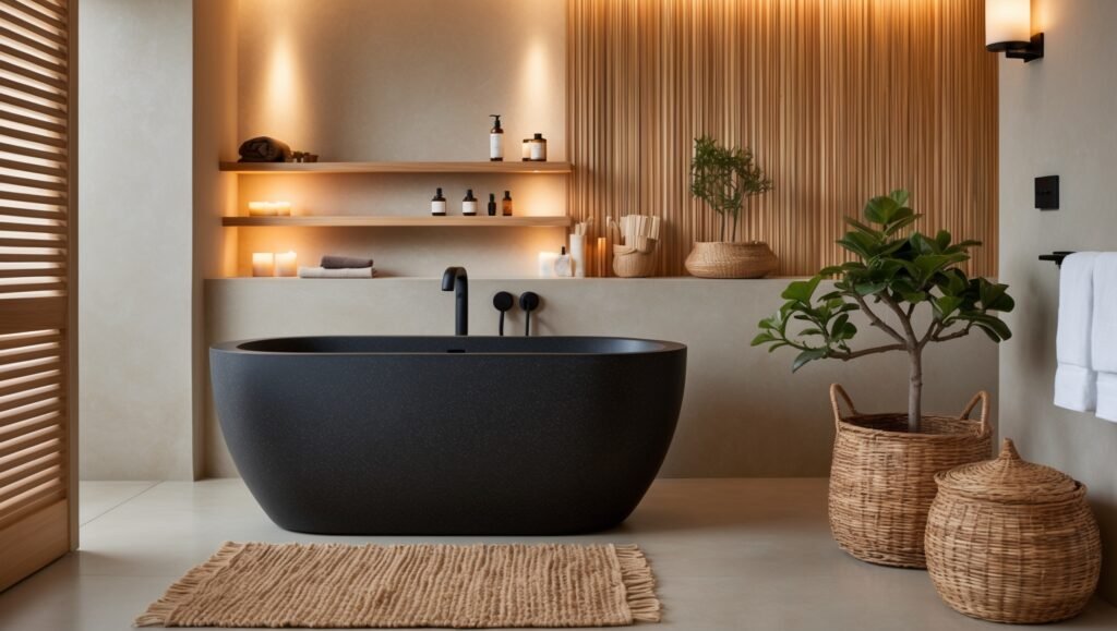 bathroom trend 2025 spa style