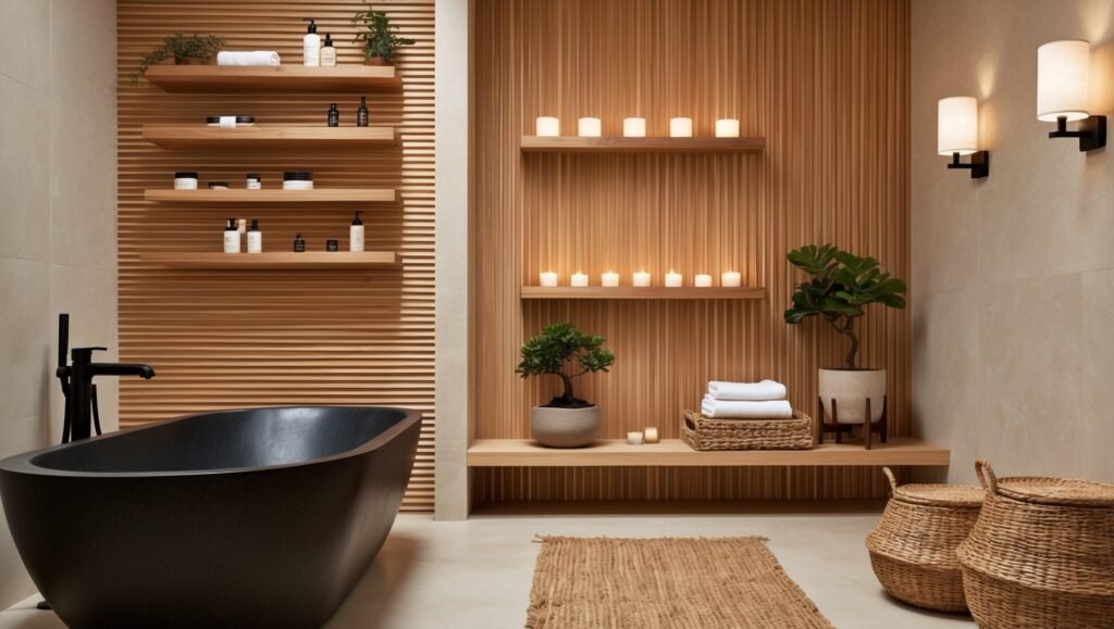 bathroom trend 2025 spa style