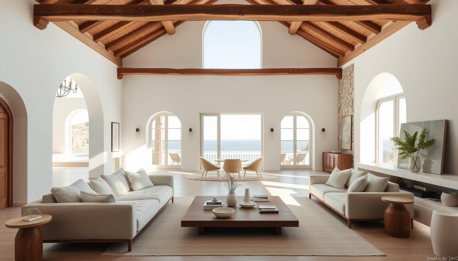 japandi villa interior