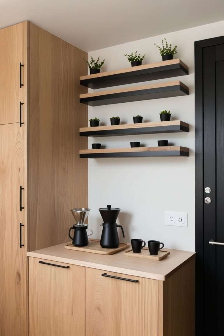 15+ Stunning Japandi Coffee Bar Designs to Steal Right Now - Dwell ...