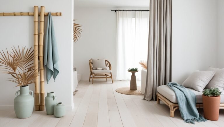 japandi summer home decor