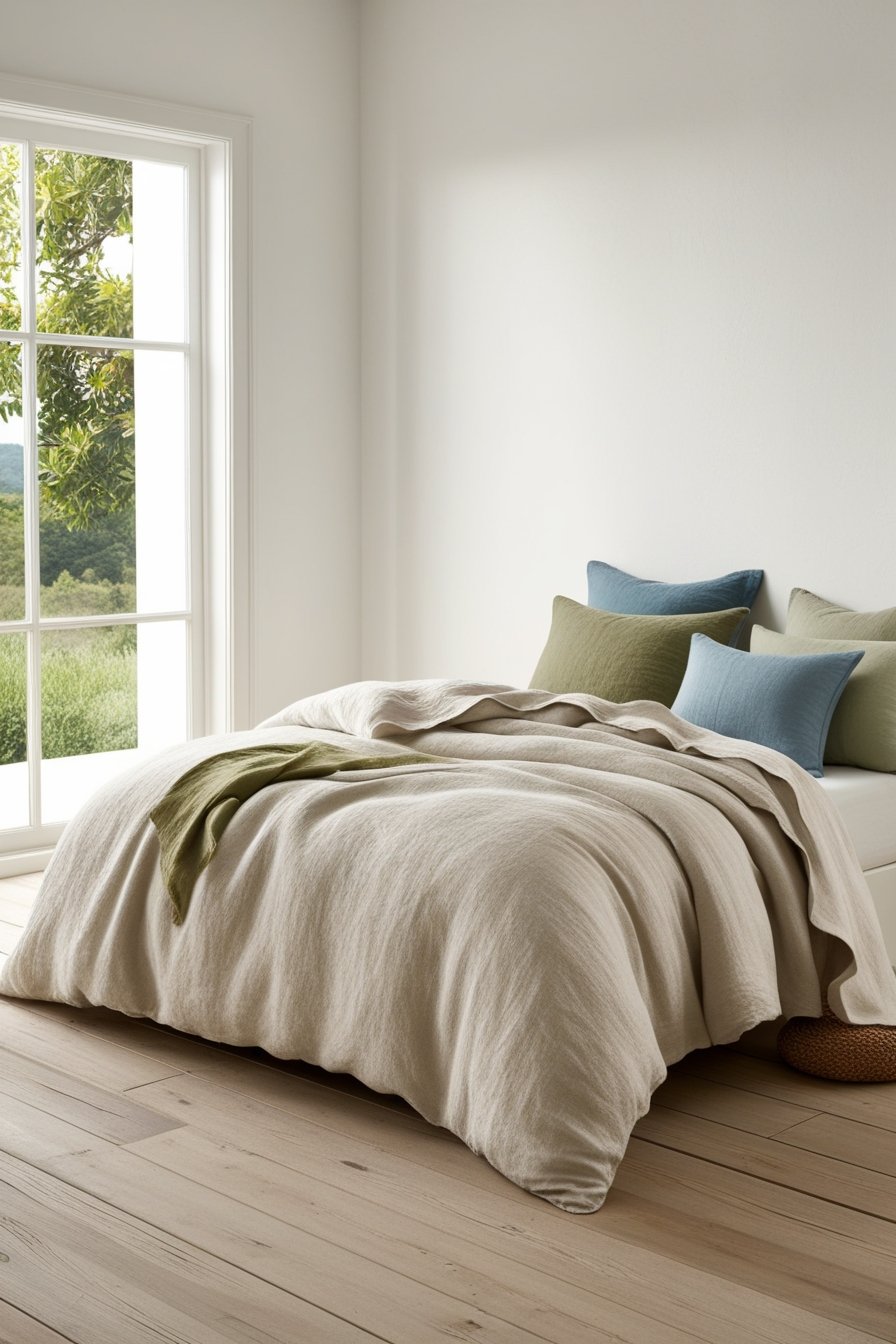 japandi summer bedroom