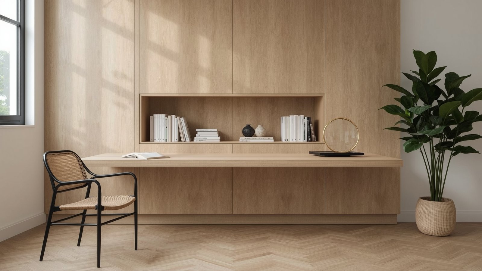 Japandi Minimalist home office Ideas