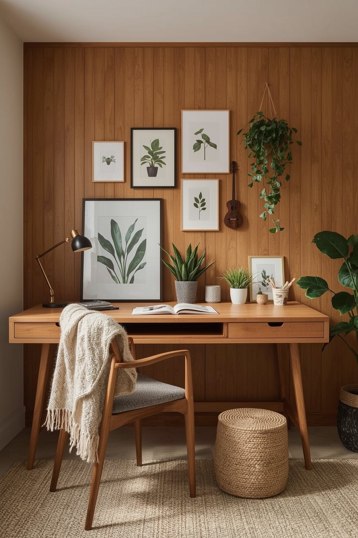 Scandinavian-inspired office space