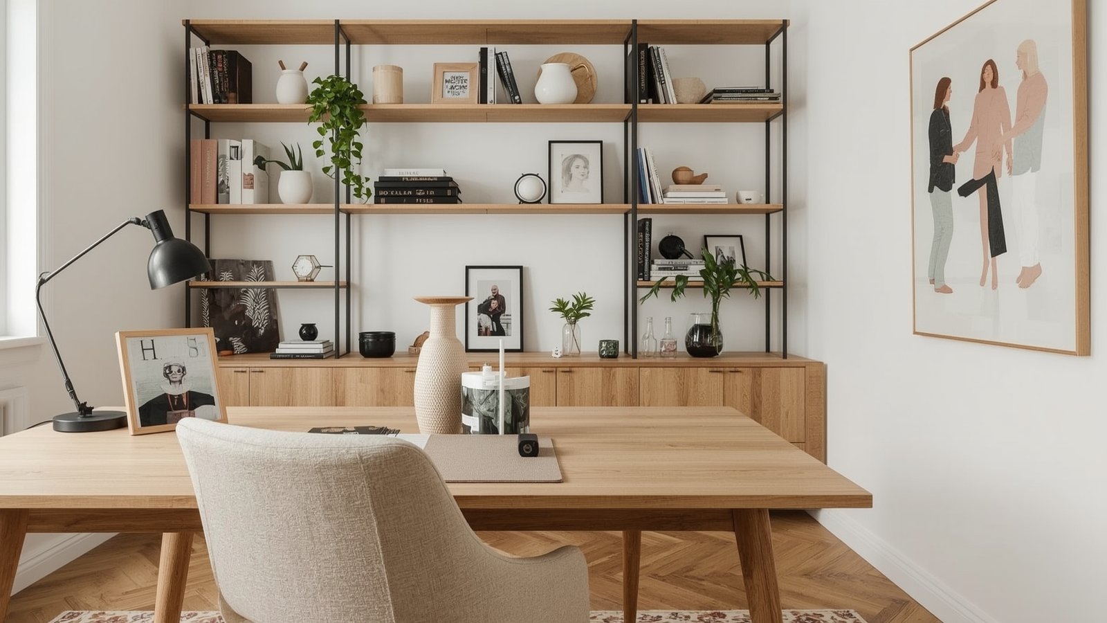 Scandinavian-inspired home office