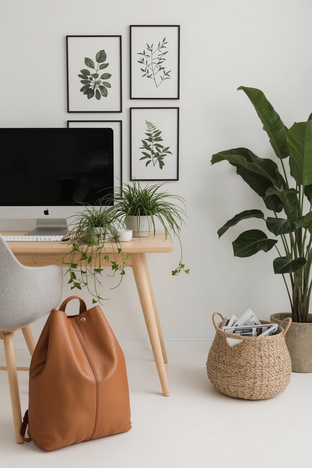 Scandinavian-inspired office space