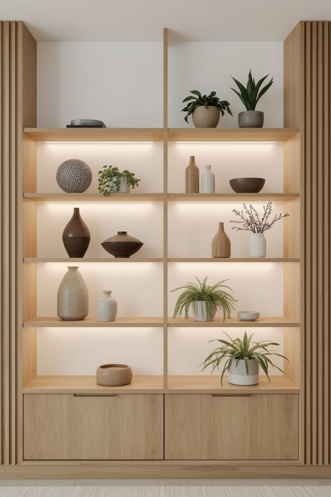 Stylish shelf styling