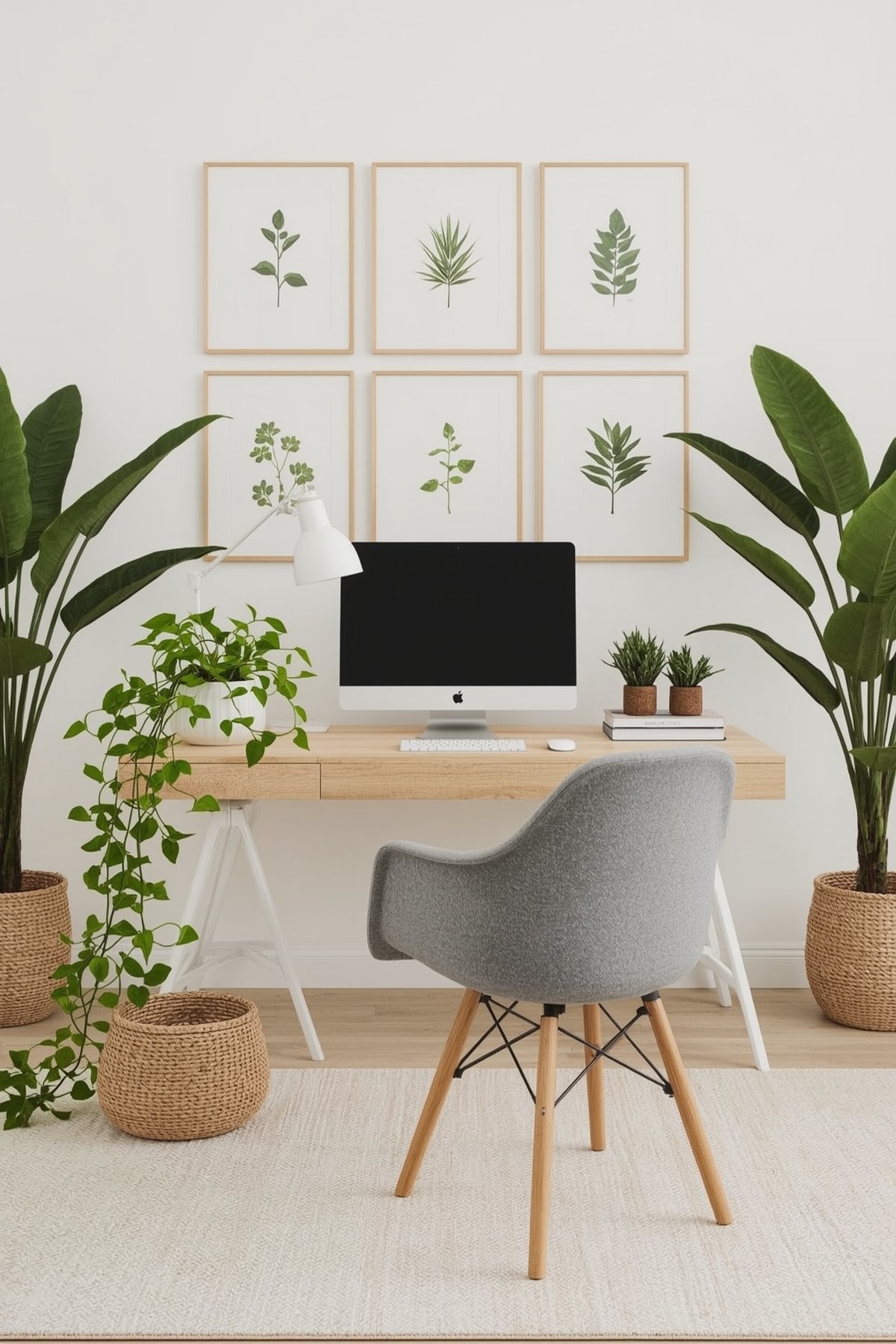 Scandinavian-inspired office space