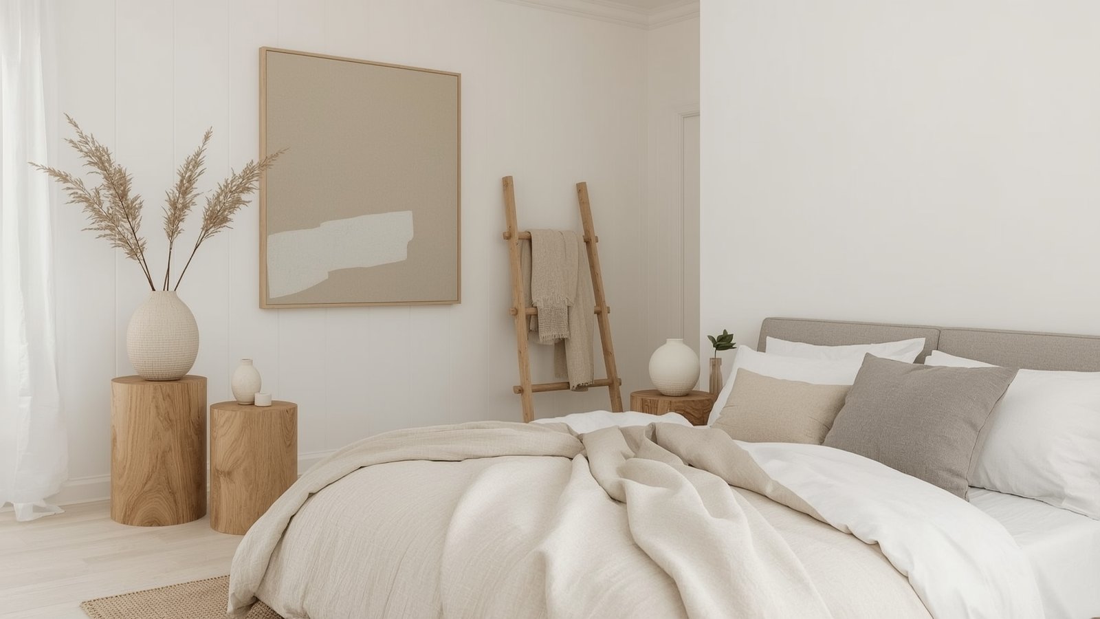 Japandi Summer Bedroom