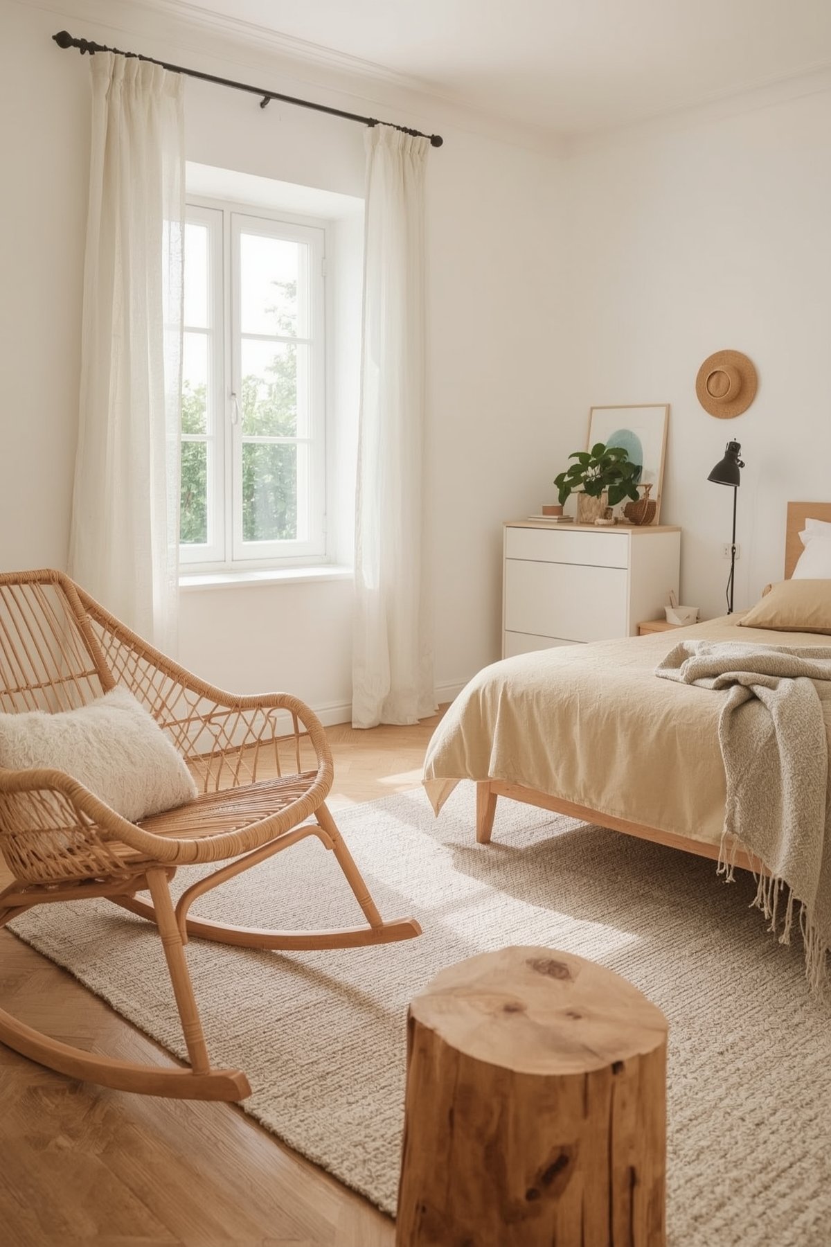 Japandi Summer Bedroom