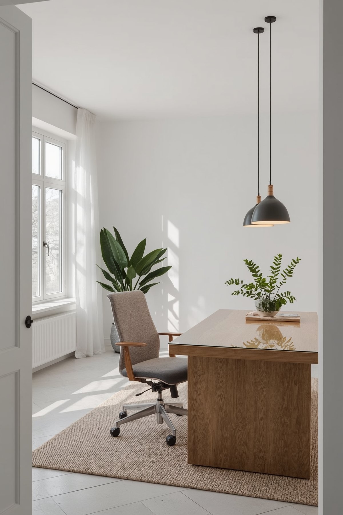 Scandinavian home office