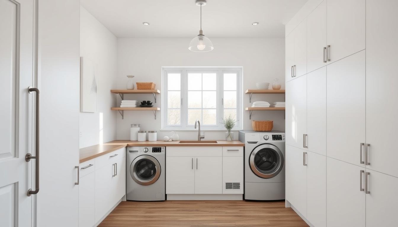 Scandinavian Laundry Room Ideas for a Functionally