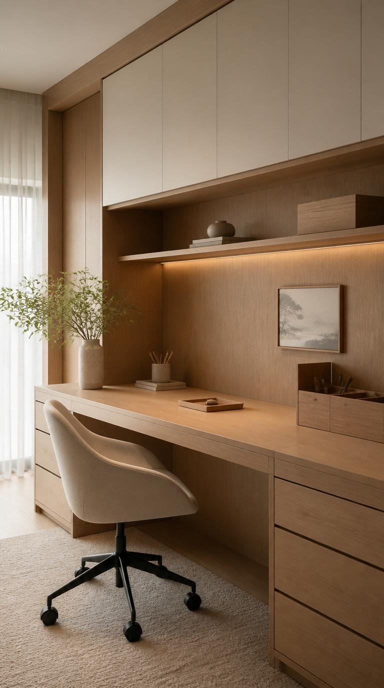 Minimalist Home Office Ideas: Effortless Ways to Build a Calm, Productive Japandi Workspace by Dwell Studio 24