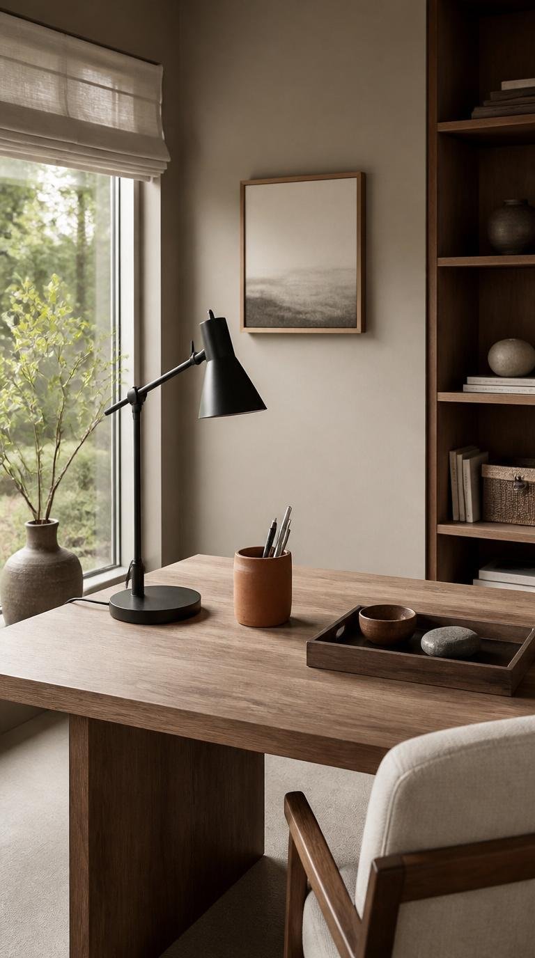 Minimalist Home Office Ideas: Effortless Ways to Build a Calm, Productive Japandi Workspace by Dwell Studio 24