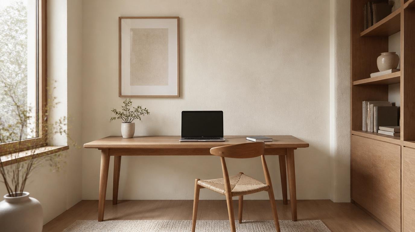 Minimalist Home Office Ideas: Effortless Ways to Build a Calm, Productive Japandi Workspace by Dwell Studio 24