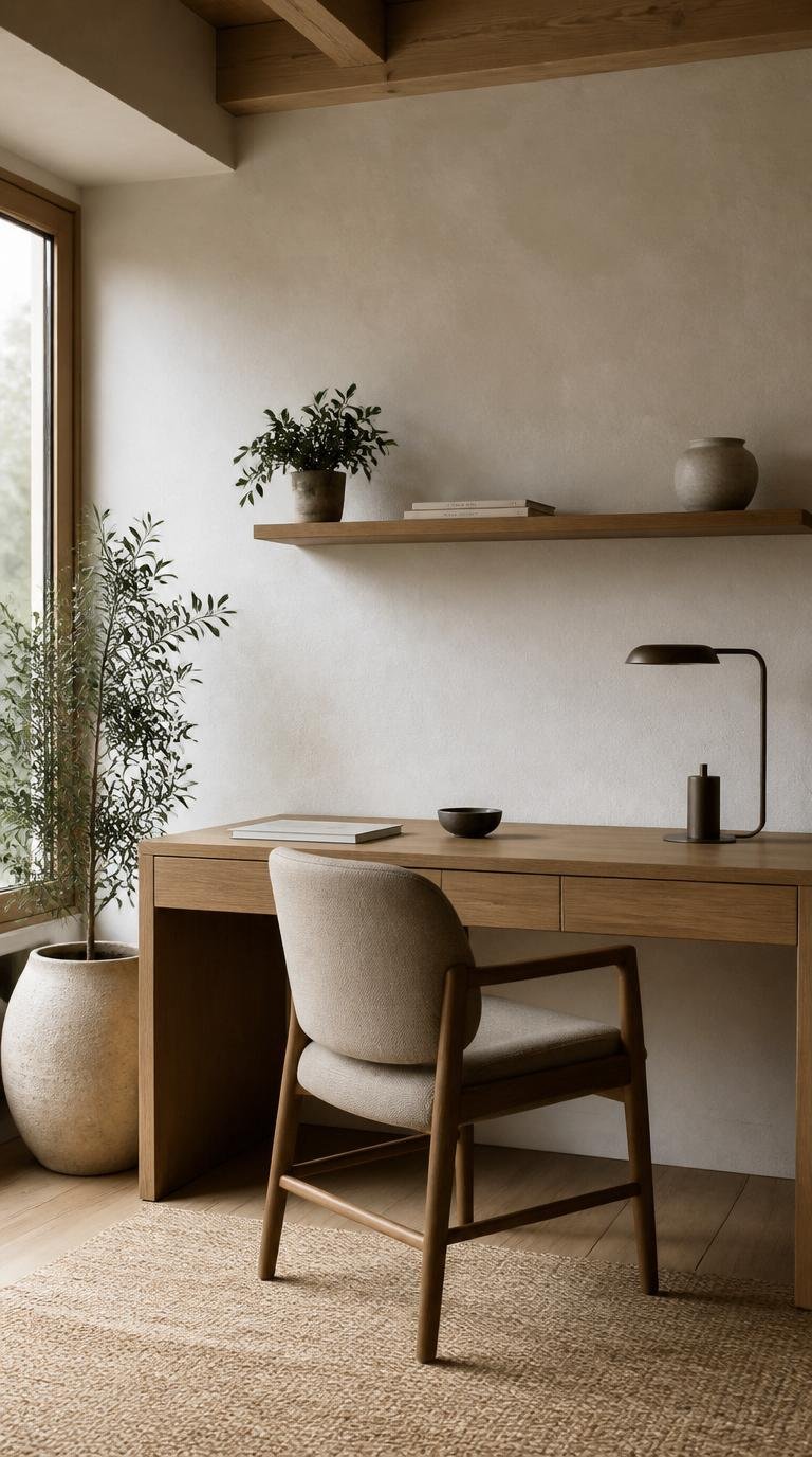 Minimalist Home Office Ideas: Effortless Ways to Build a Calm, Productive Japandi Workspace by Dwell Studio 24